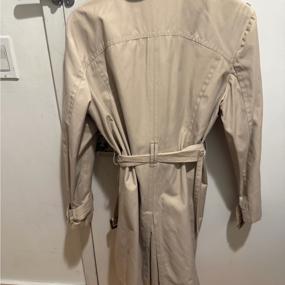 London Fog Classic Beige Trench Coat - Picture 2 of 9